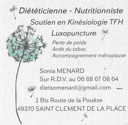 Sonia Menard Diététicienne Nutritionniste